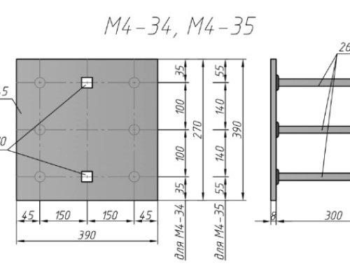 Закладная деталь М4-32, М4-33, М4-34, М4-35